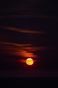 Eastbourne Full Moon Rising