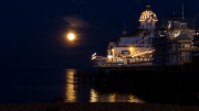 Eastbourne Pier Under A Full Moon