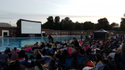 Jaws at Brockwell Lido