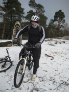 Me on the Bike in the Snow