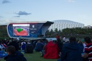 Olympics Sitting in Park Live