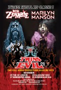 The Twins of Evil Tour Poster